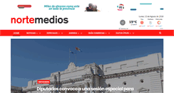 Desktop Screenshot of nortemedios.com