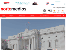 Tablet Screenshot of nortemedios.com